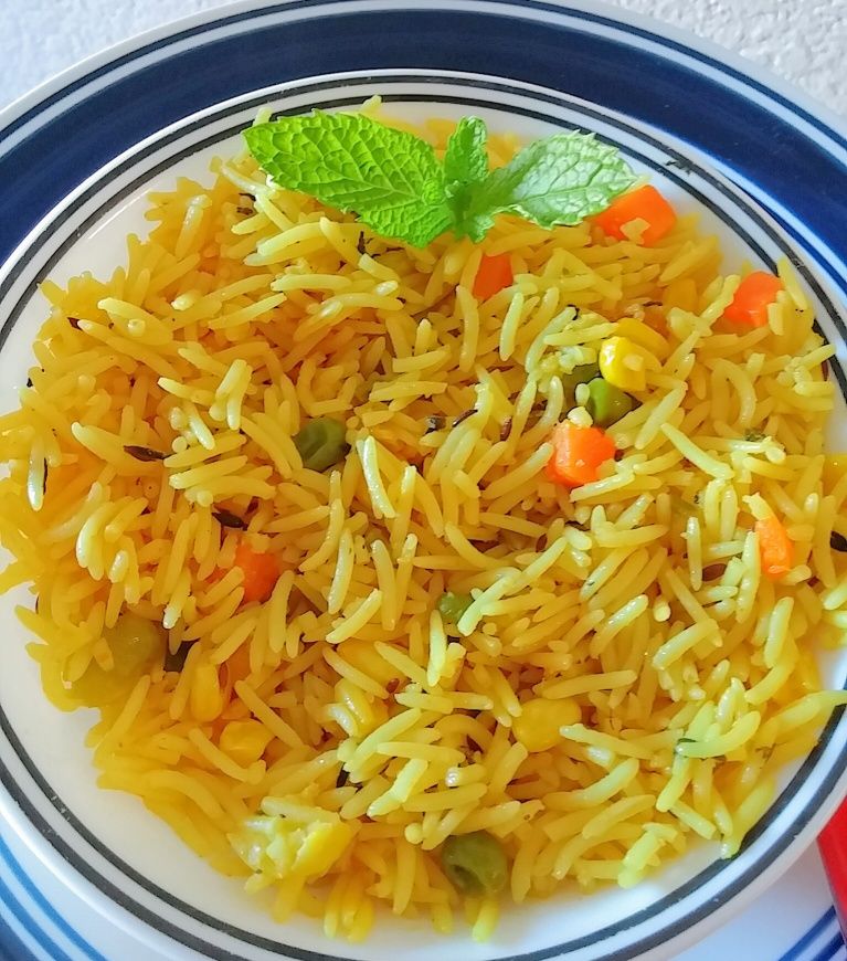 Quick Vegetable Pulao 